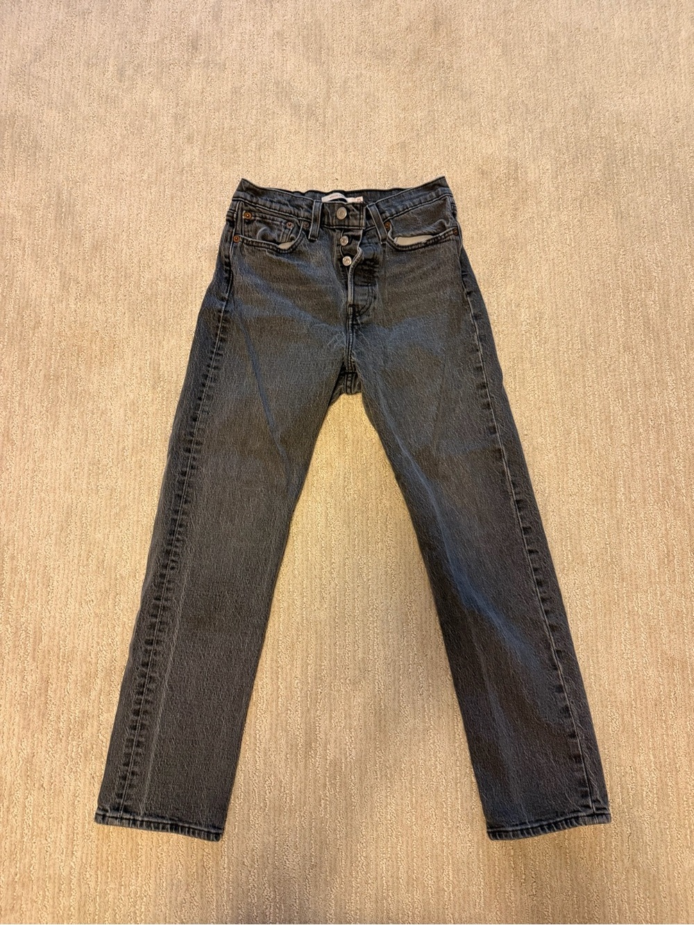 Levi Women's Straight Wedgie Jeans - Black
